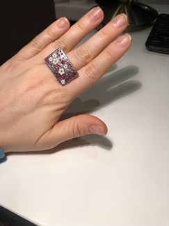 Серьги и кольцо swatch