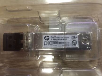 Трансивер HP 8Gb Short Wave FC SFP+ 1 Pack AJ718A