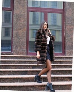 Шуба из песца