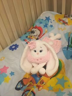 Зайчик пижамница интерьерная игрушка