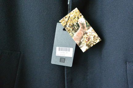 Мужское кашемировое пальто Balmain