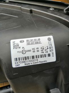 Фара wohnwagen tiguan 2008