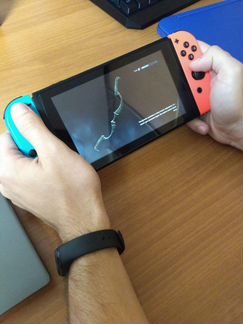Nintendo Switch, красный-синий