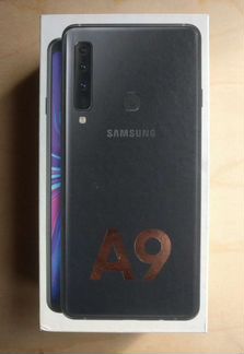 Коробка от телефона Samsung A9 Black 128gb Росстат