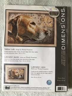 Набор для вышивания крестом Лабрадор, dimensions