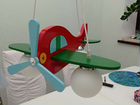 Люстра-самолет в детскую комнату