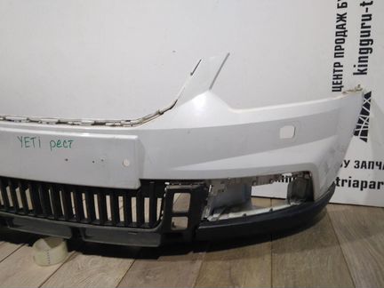 Бампер передний Шкода Ети Skoda Yeti рестайлинг