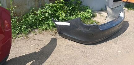 Бампер задний шкода рапид skoda rapid