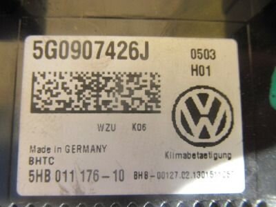 Блок управления кондиционером VW golf 7 бу