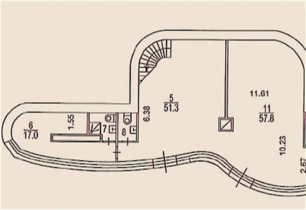 4-к квартира, 190 м², 5/6 эт.