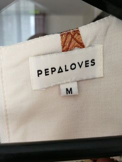 Платье с вышивкой пальмами pepaloves