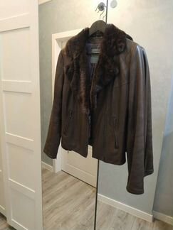 Куртка косуха La Reine Blanche 44р коричневая