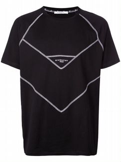 Givenchy футболка с контрастным принтом