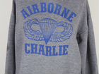 Airborne Charlie винтаж худи Russell Made in USA