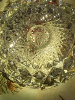 Пепельница хрустальная прошлого века