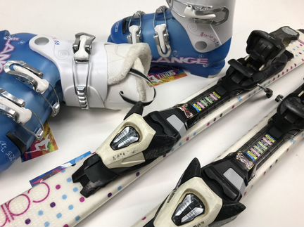 Горные лыжи Salomon детские 100, Ботинки детские