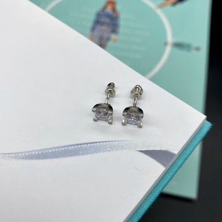 Серьги гвоздики серебро
