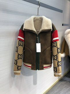 Дублёнка кожаная Gucci