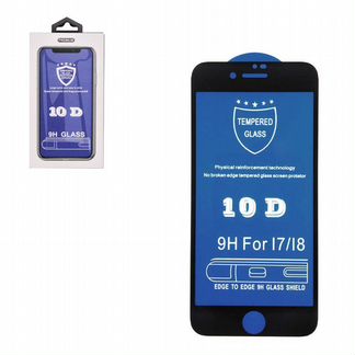 Стекло защитное 10D черный premium