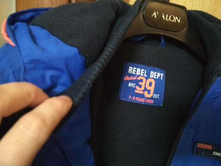 Куртка на флисе р.128