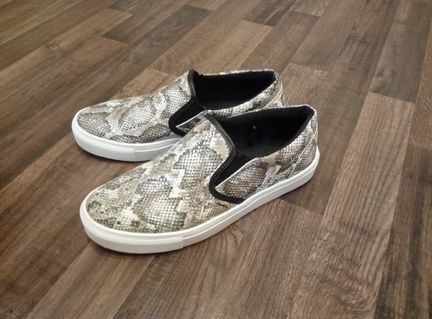 Слипоны женские под змею, размер 37