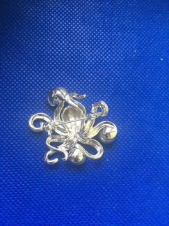 Брошь осьминог florange новая в коробке