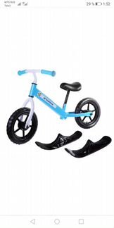 Беговел 2 в 1 (снеговел) + подарок самокат