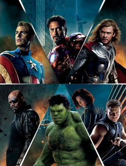 Коллекция фигурок киногероев Marvel 8шт