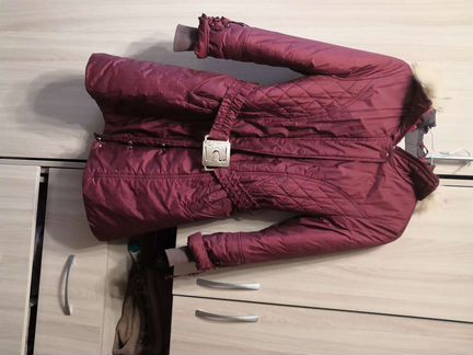 Пуховикзимнее пальто-куртка рр 158,11-13лет