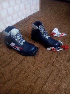 Лыжные ботинки vega botas с креплениями