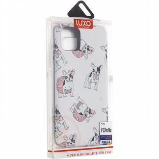 Чехол Luxo для iPhone 11 Pro Max Бульдог Розовый