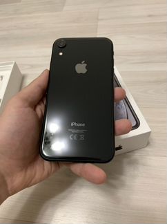 iPhone XR 128gb Black Ростест полный комплект