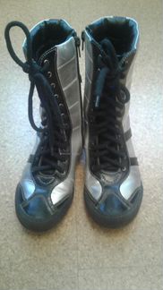 Сапожки осенние кожаные для девочки-подростка