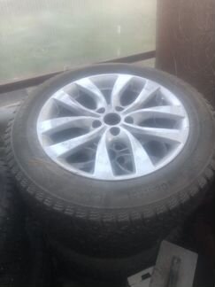 Оригинальные диски Mazda CX 5 R18 с резиной Contin