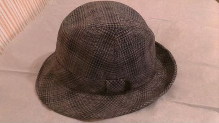 Новая шляпа Borsalino шелк/шерсть оригинал р.58-59