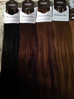 Волосы на заколках. Славянские