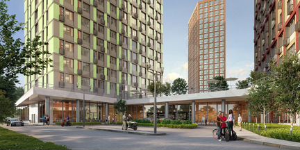 Апартаменты-студия, 22.4 м², 20/21 эт.