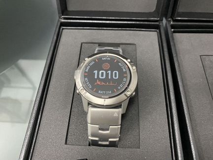 Garmin Fenix 6X Sapphire Black Leather / 6X Solar