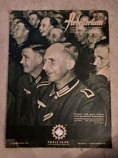 Немецкий журнал 3 рейх 1939 год ноябрь 2 мировая
