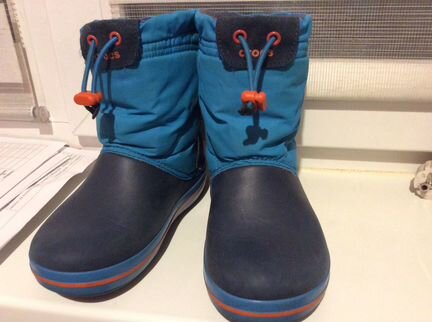 Crocs сапоги детские демисезонные