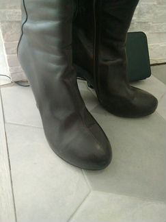 Сапоги натуральная кожа