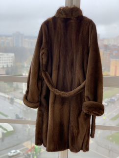 Шуба норковая б/у (р 44-46)