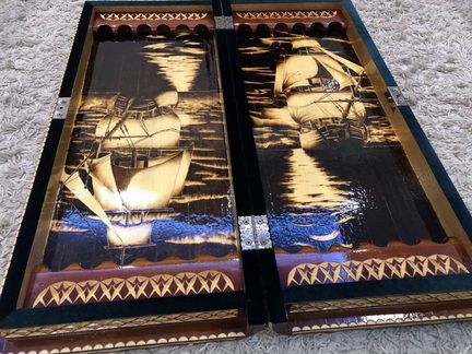 Нарды ручной работы резные