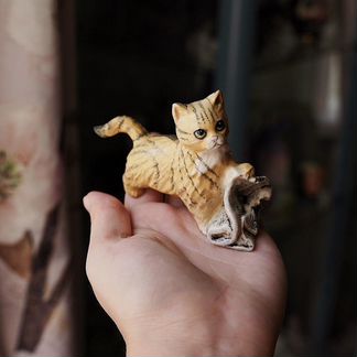 Royal Doulton редкая статуэтка рыжий кот, Англия