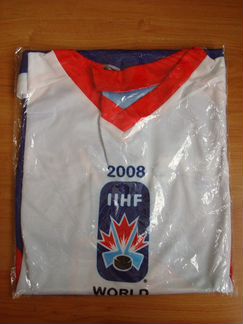 Майка к чм по хоккею в Канаде 2008г. Новая