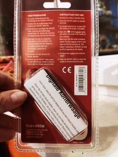 Новые весы Travelite для багажа цифровые