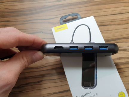 USB-концентратор Baseus Multi-functional HUB USB-C