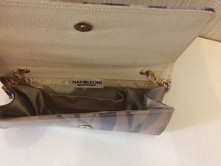 Женский кожаный клатч