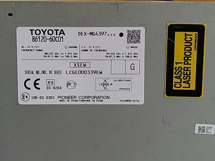 Головное устройство тойота прадо