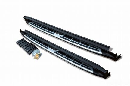 Боковые подножки пороги Hyundai Tucson 2016+